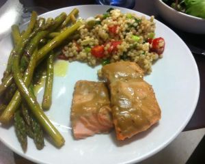 salmon and couscous